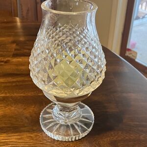 Elegant Crystal Candle Holder- 2 pieces.’8 inches